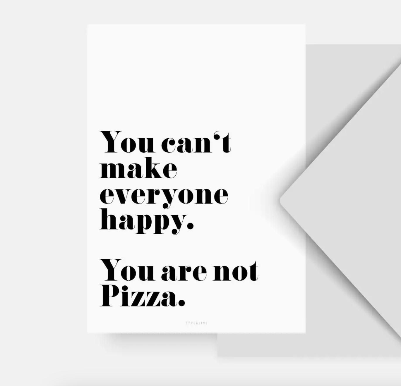 typalive Postkarte / Pizza