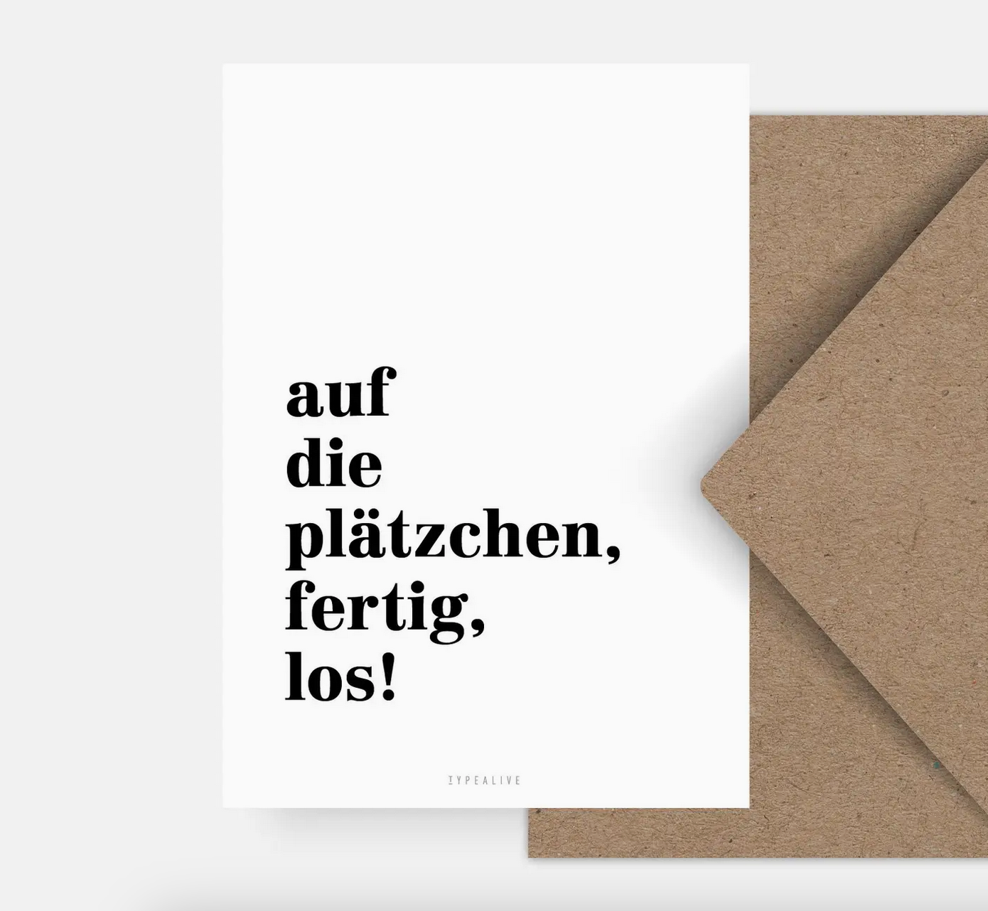 typalive Postkarte / Plätzchen