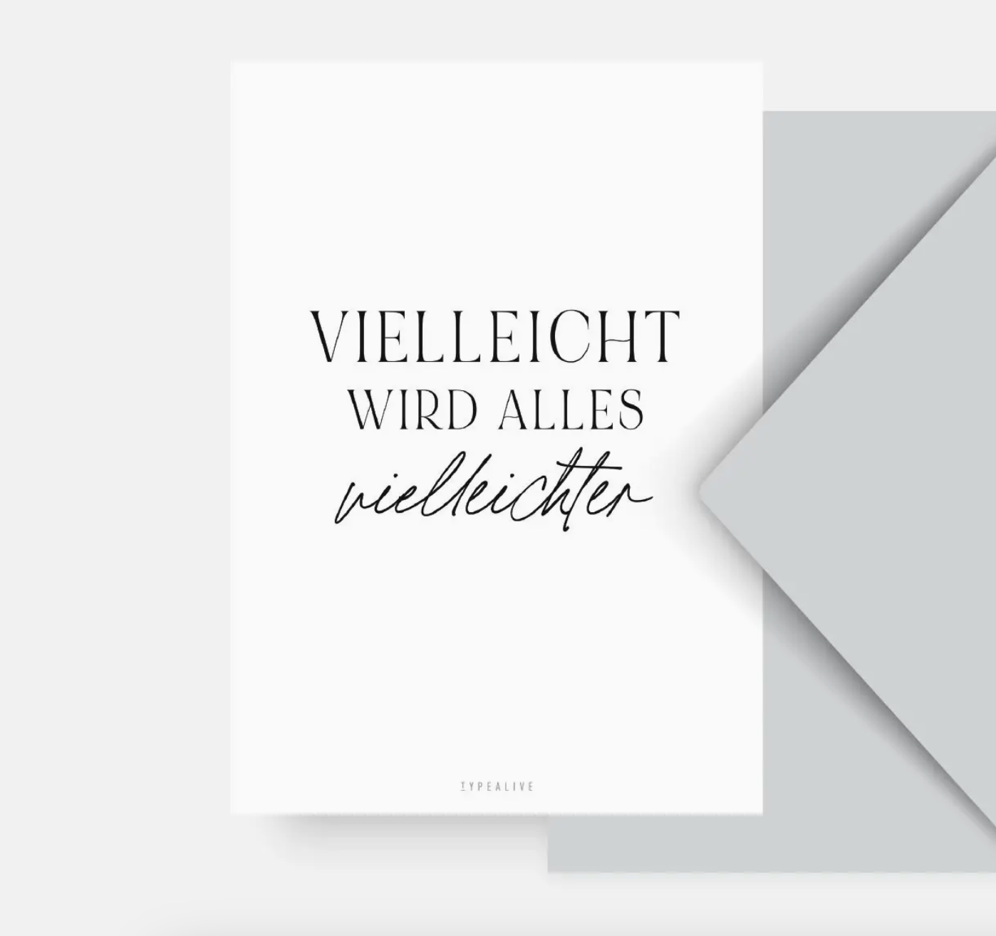 typalive Postkarte / Vielleichter