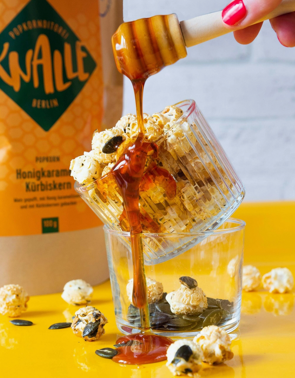 Honigkaramell Kürbiskern Popcorn - limitiert