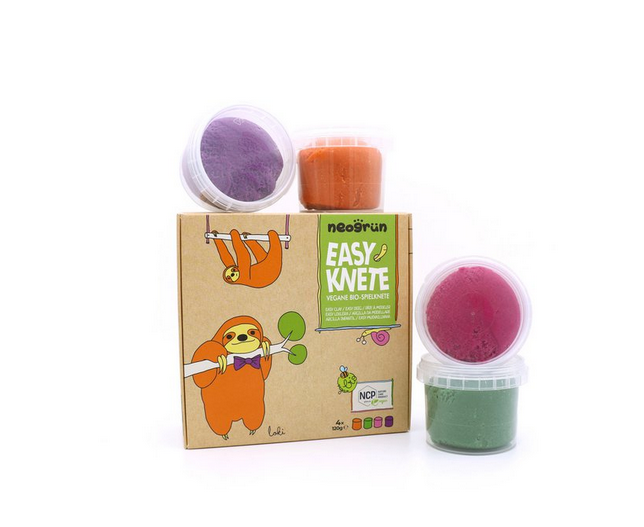 Bio-Knete vegan - 4er Set "Loki"