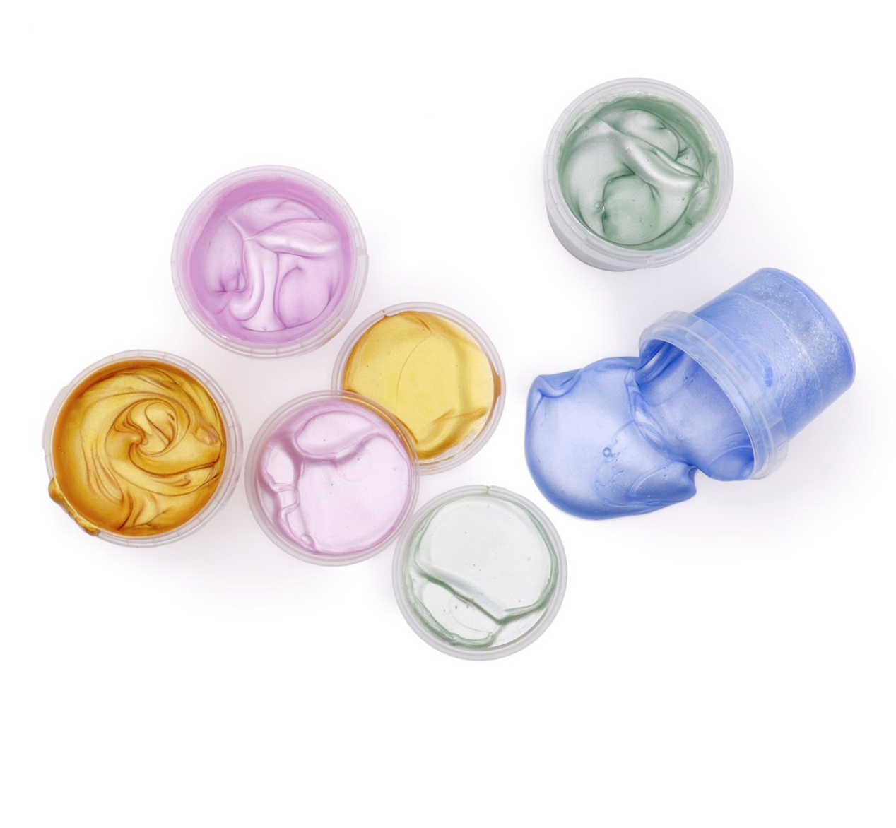 Kristall-Fingerfarben 4er Set "Mika"