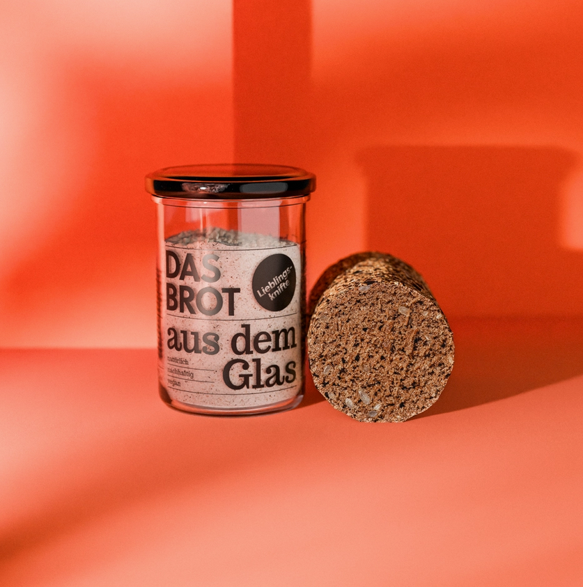 Brotbackmischung im Glas "Lieblingsknifte"