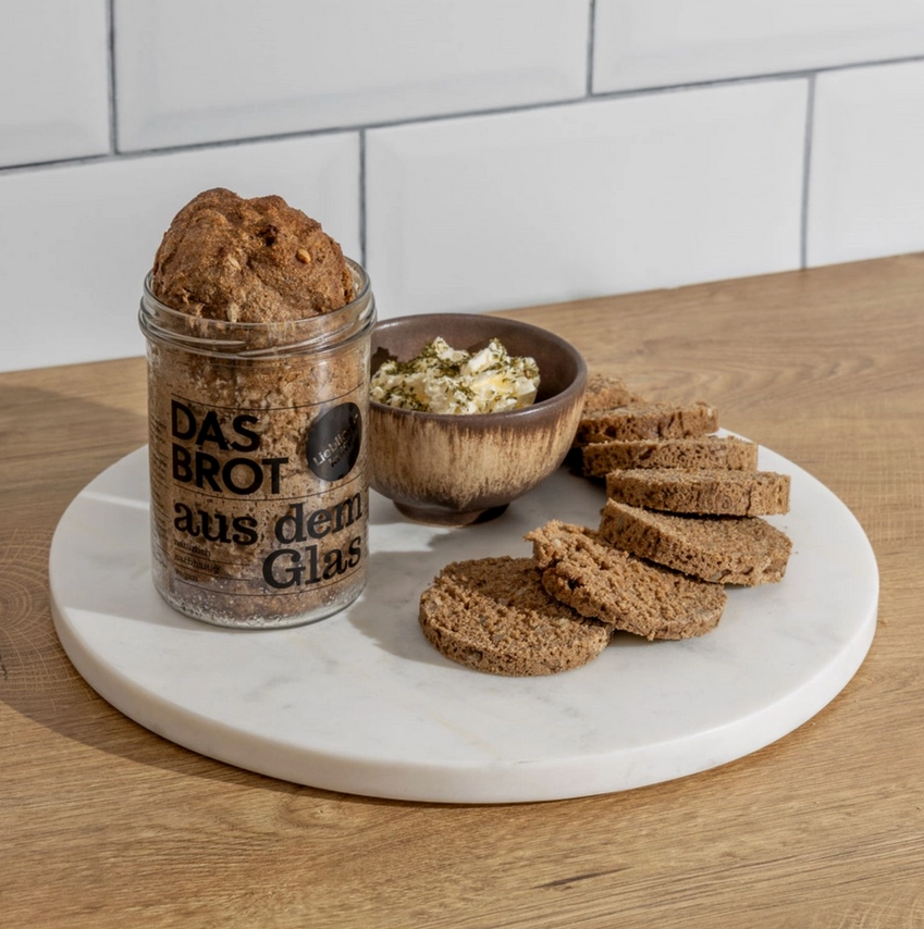 Brotbackmischung im Glas "Lieblingsknifte"
