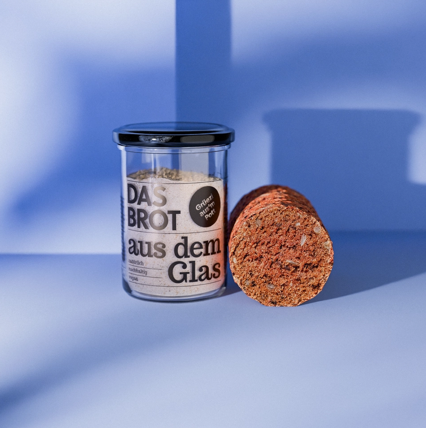 Brotbackmischung im Glas "Grüezi aus'm Pott"