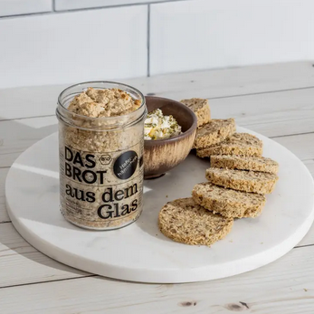 Bio-Brotbackmischung im Glas "Haferhäppchen"