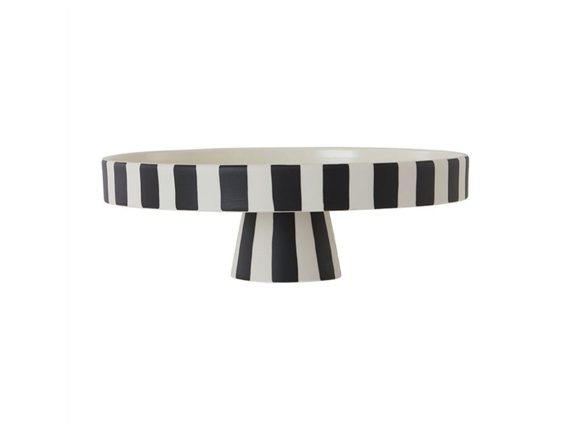 Toppu Tray Schwarz/Weiß Large OYOY