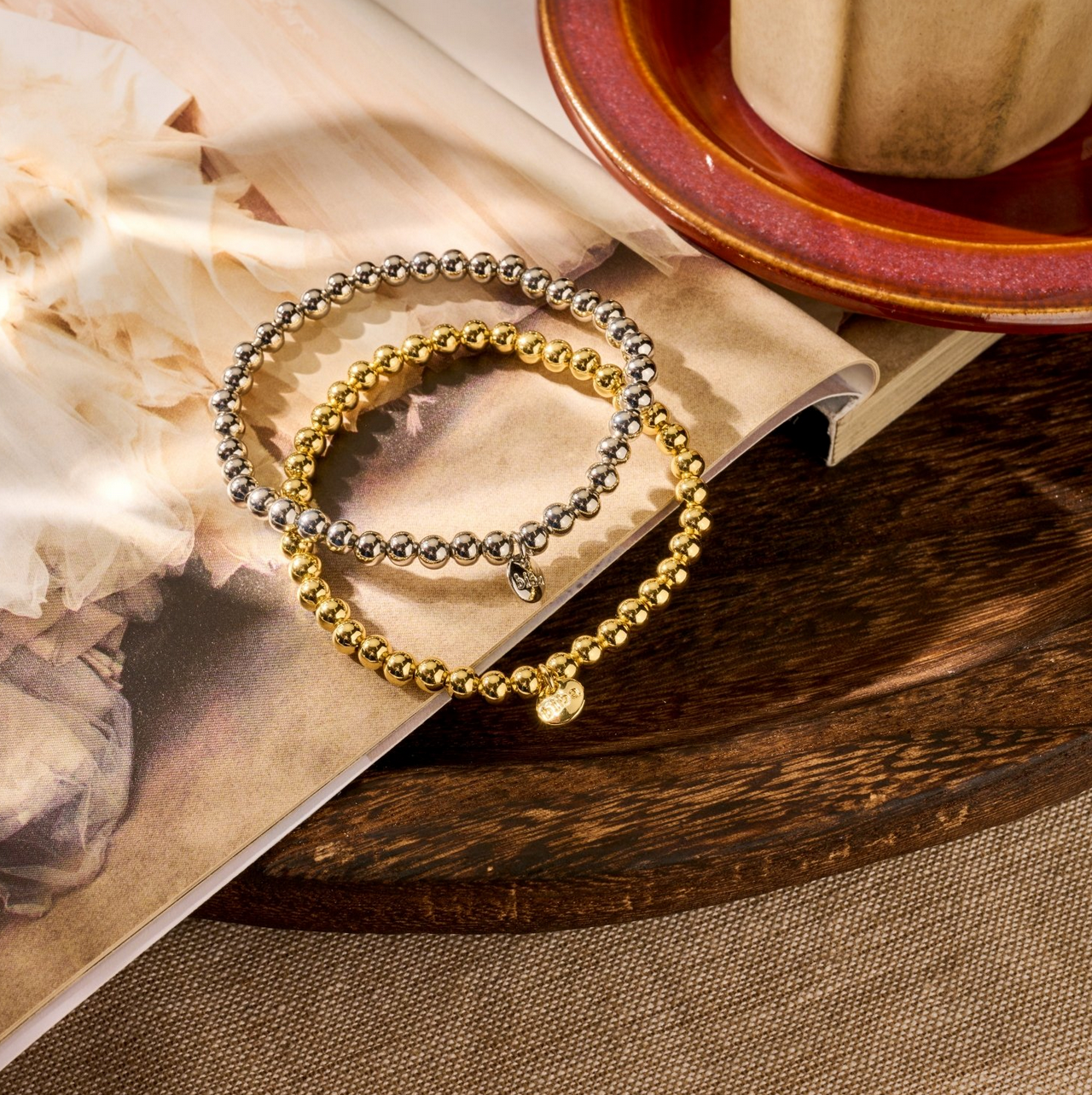 biba Armband Silber mit 5mm Perlen