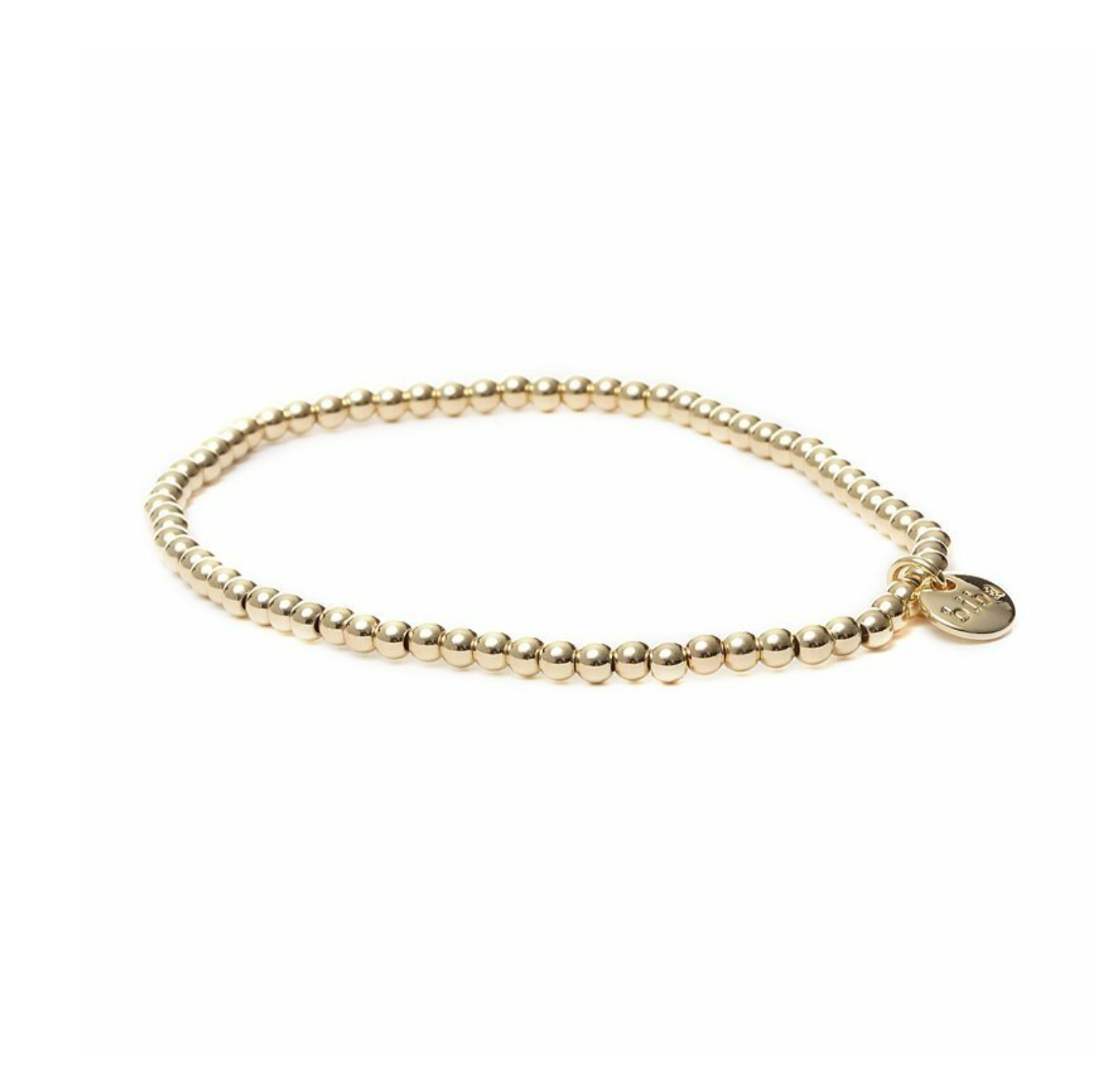 biba Armband Gold mit 3mm Perlen