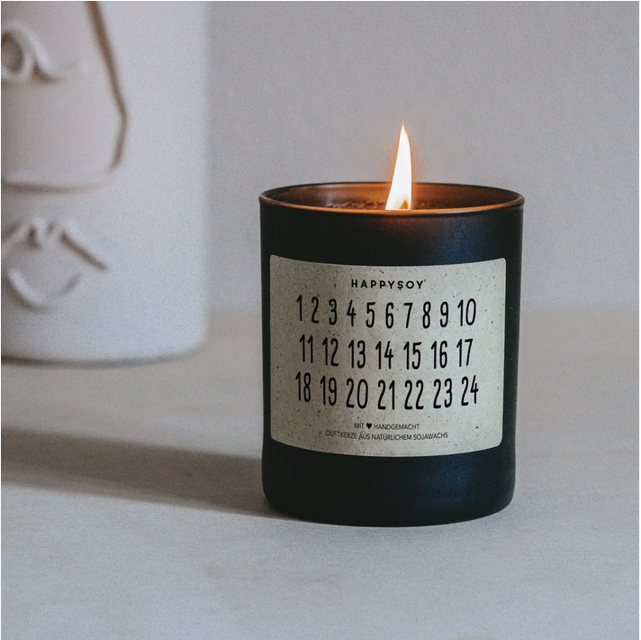 Duftkerze Adventskalender Happysoy