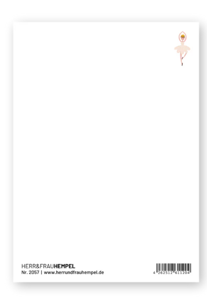 Postkarte Nußknacker Herr&FrauHempel