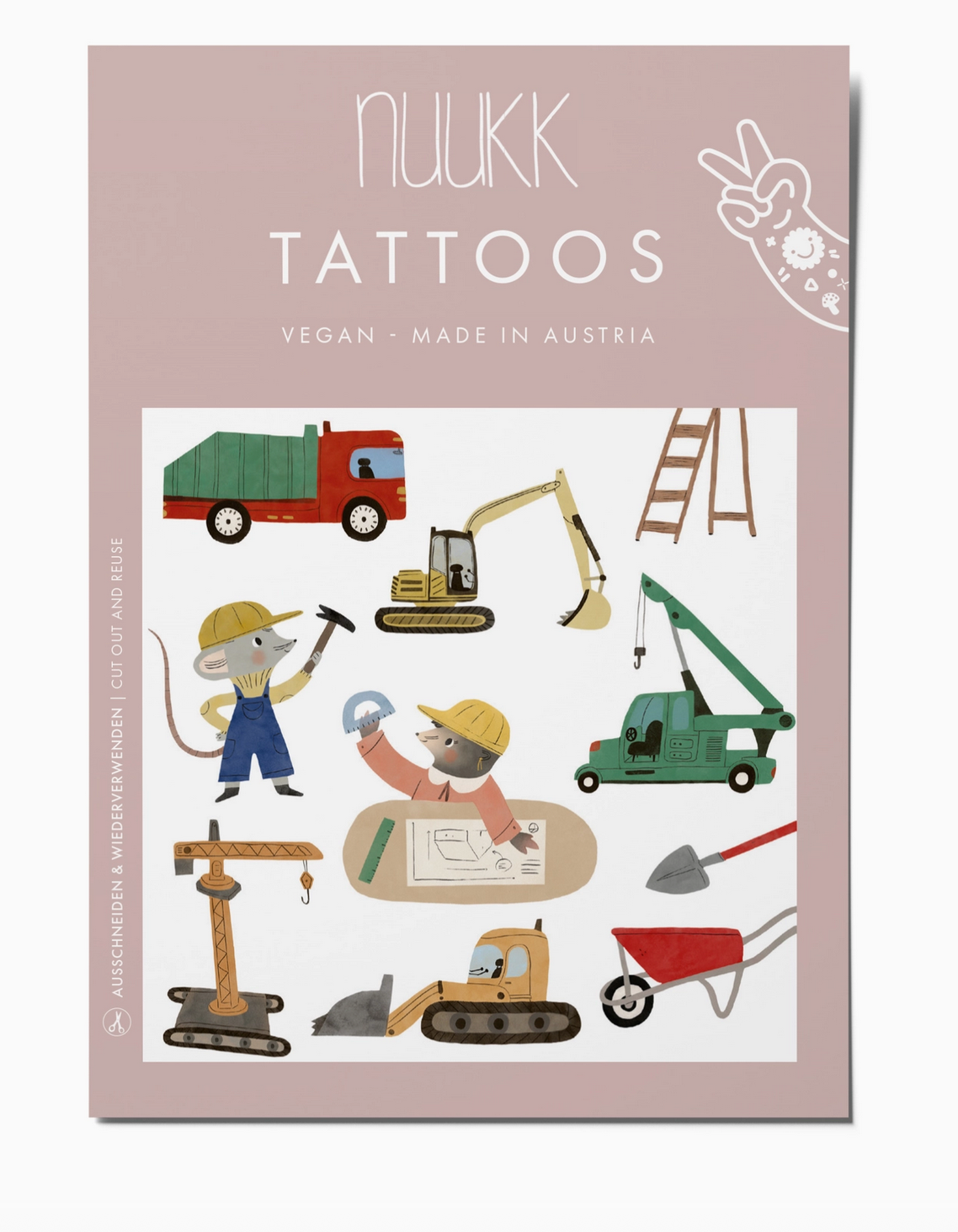 Kindertattoos “Baustelle”