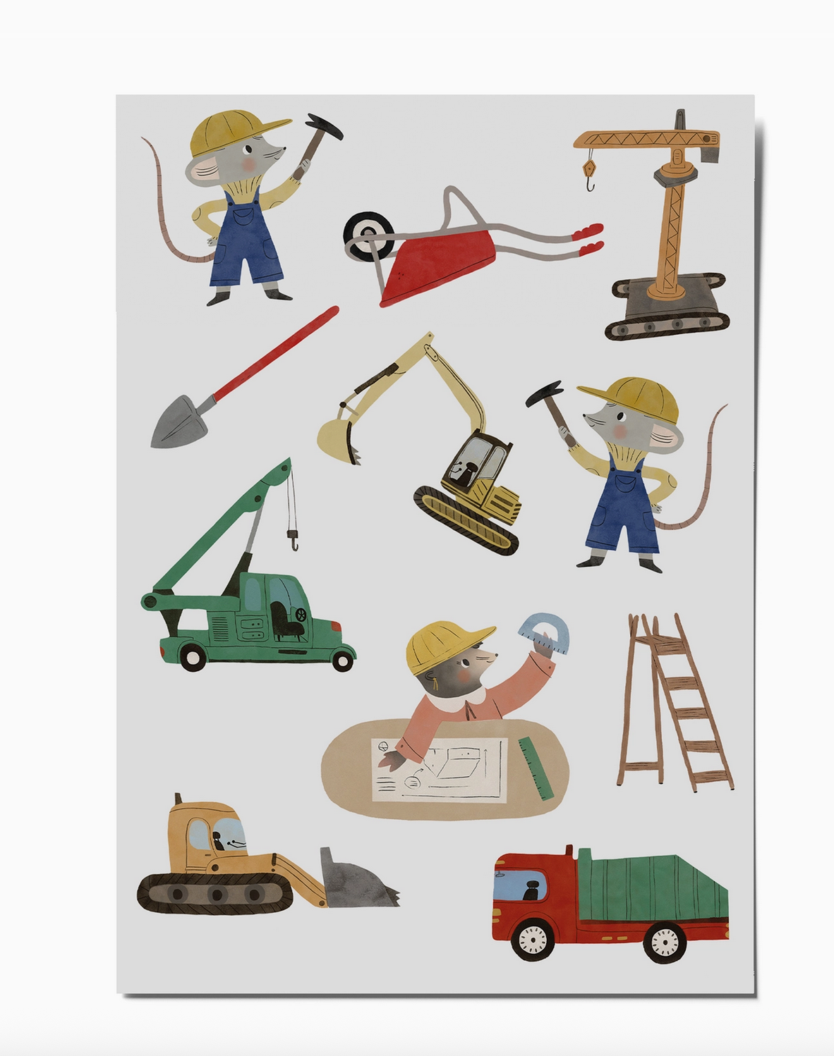 Kindertattoos “Baustelle”