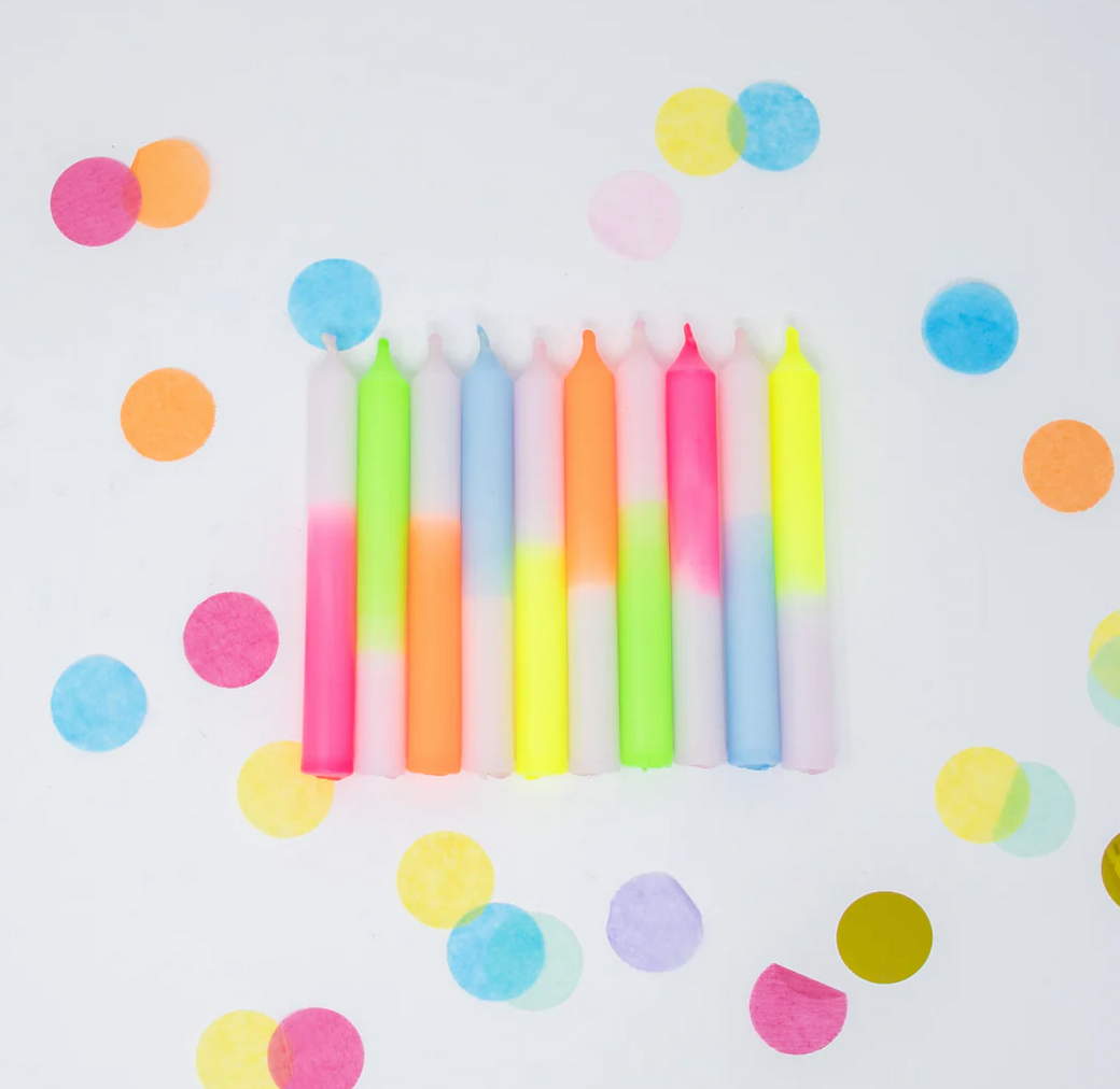 10er-Set kleine Kerzen Geburtstagskerzen | SOLEY |