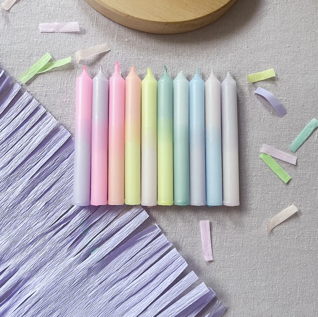 10er-Set kleine Kerzen Geburtstagskerzen | SMILLA | LILLE