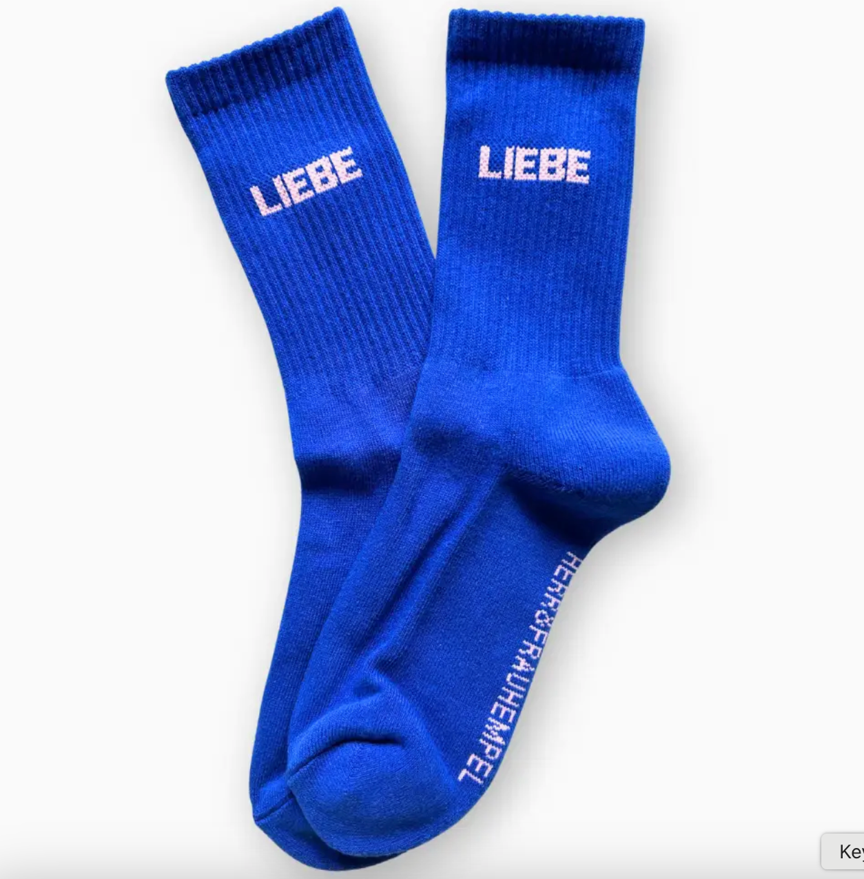 Socken Liebe - blau/rosa  Herr&FrauHempel