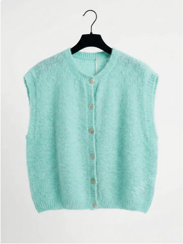 Ärmellose Weste Mint