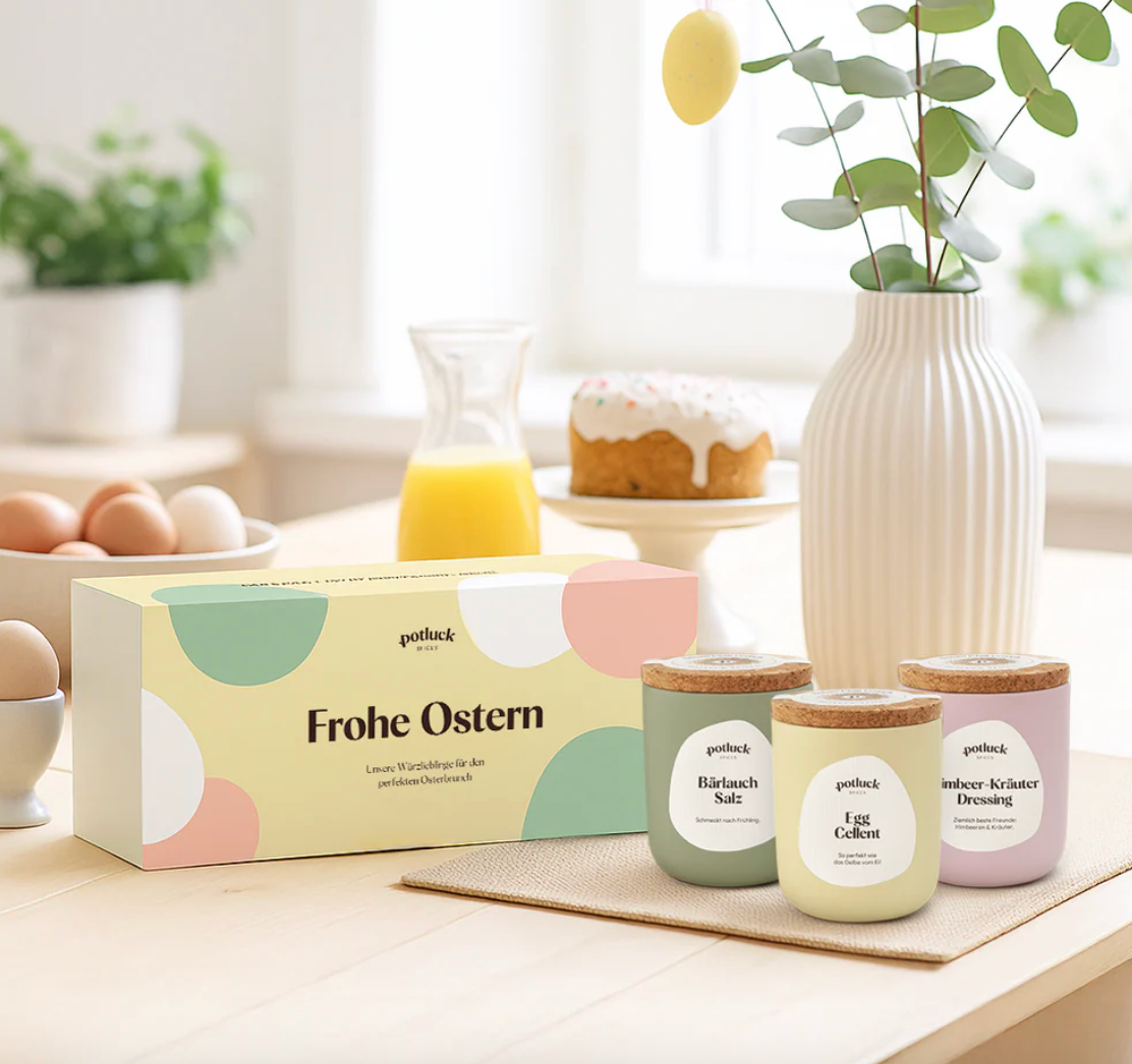 3er Geschenkset ,,Frohe Ostern'' Potluck