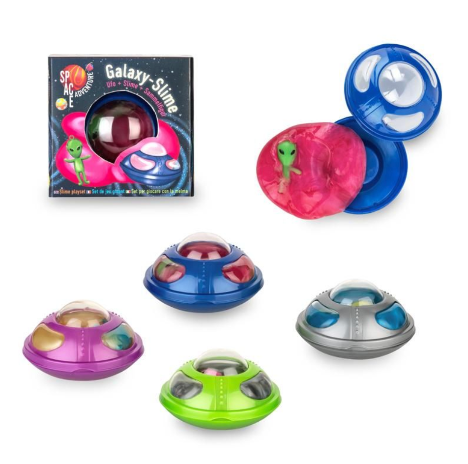 SPACE ADVENTURE Galaxy Slime 75g, 4-fach sortiert