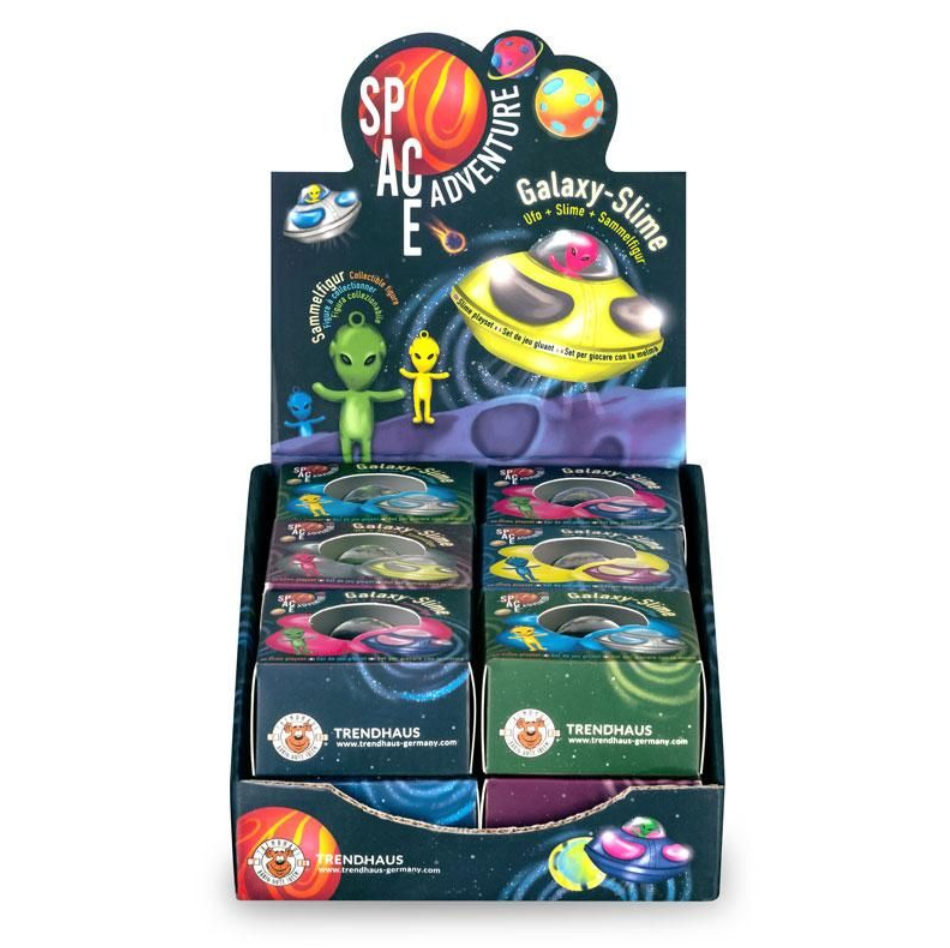 SPACE ADVENTURE Galaxy Slime 75g, 4-fach sortiert