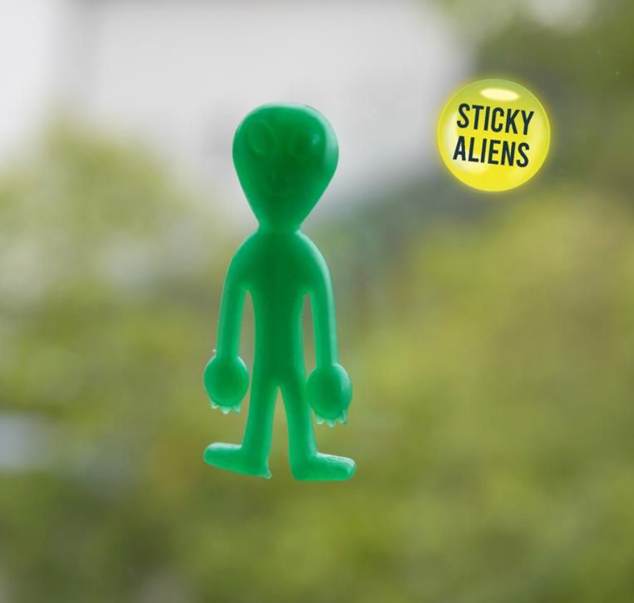 SPACE ADVENTURE Alien-Schleuder 3-teilig, 2-fach sortiert