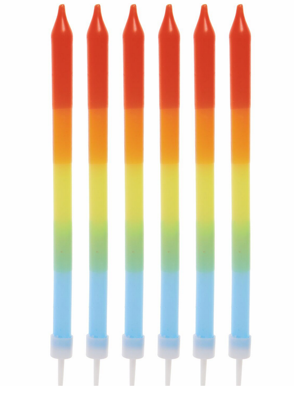 Kerzen Dip Dye Regenbogen Kuchen Rico Design