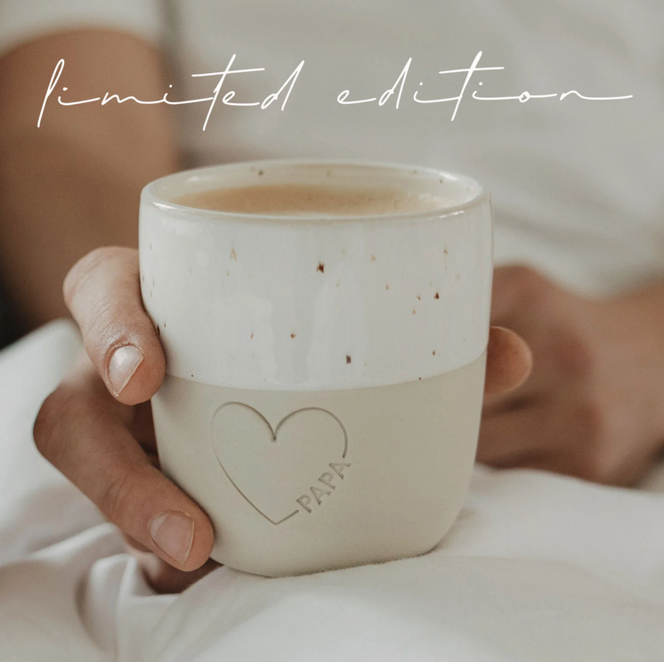 Becher Limited Edition großes Herz Papa - Eulenschnitt