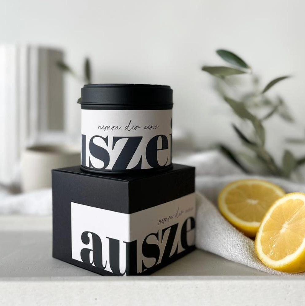 KERZENDOSE | AUSZEIT| GRAPEFRUIT