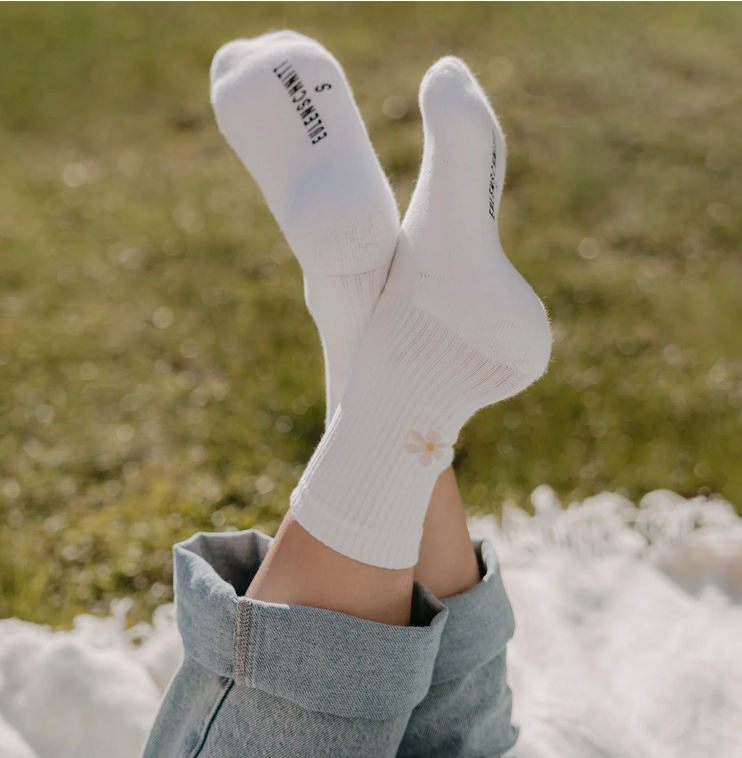 Socken Allover Daisy Eulenschnitt