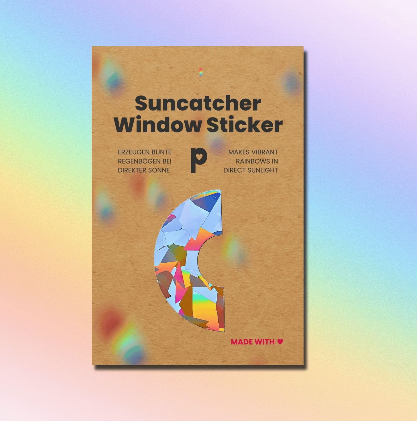 Sonnenfänger Fensteraufkleber Bogen, Sonnenfänger Aufkleber Plottkowski