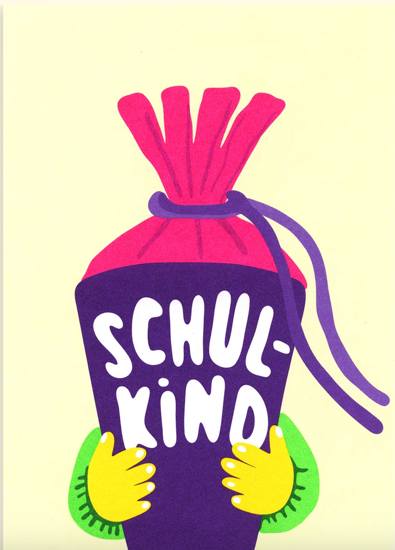 Postkarte Deli Cards "Schulkind"