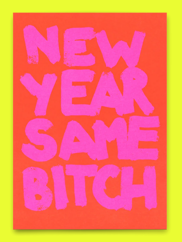 Postkarte Deli Cards "Same bitch"