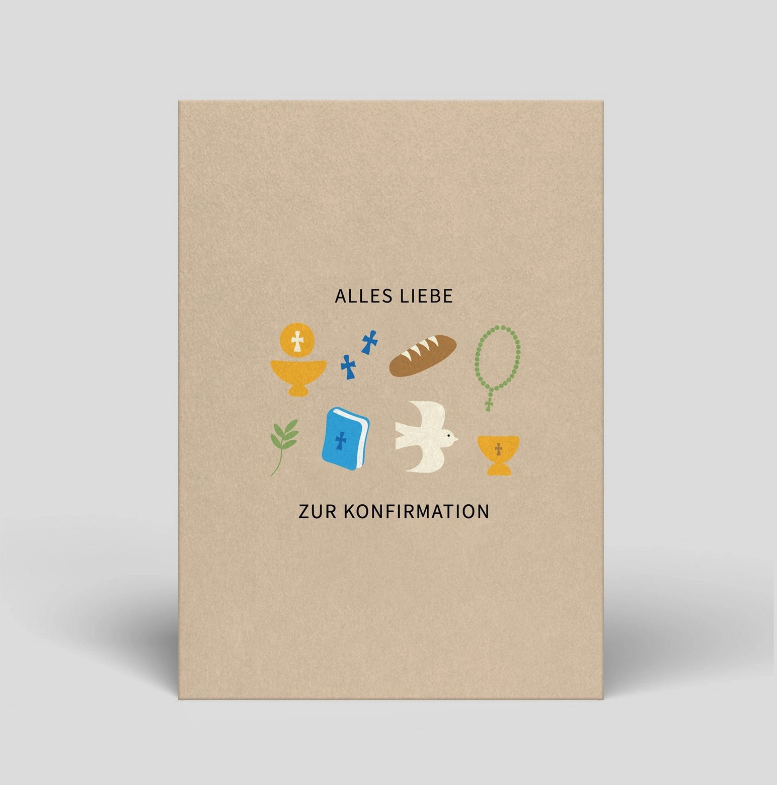 Konfirmation Postkarte Naturbedacht