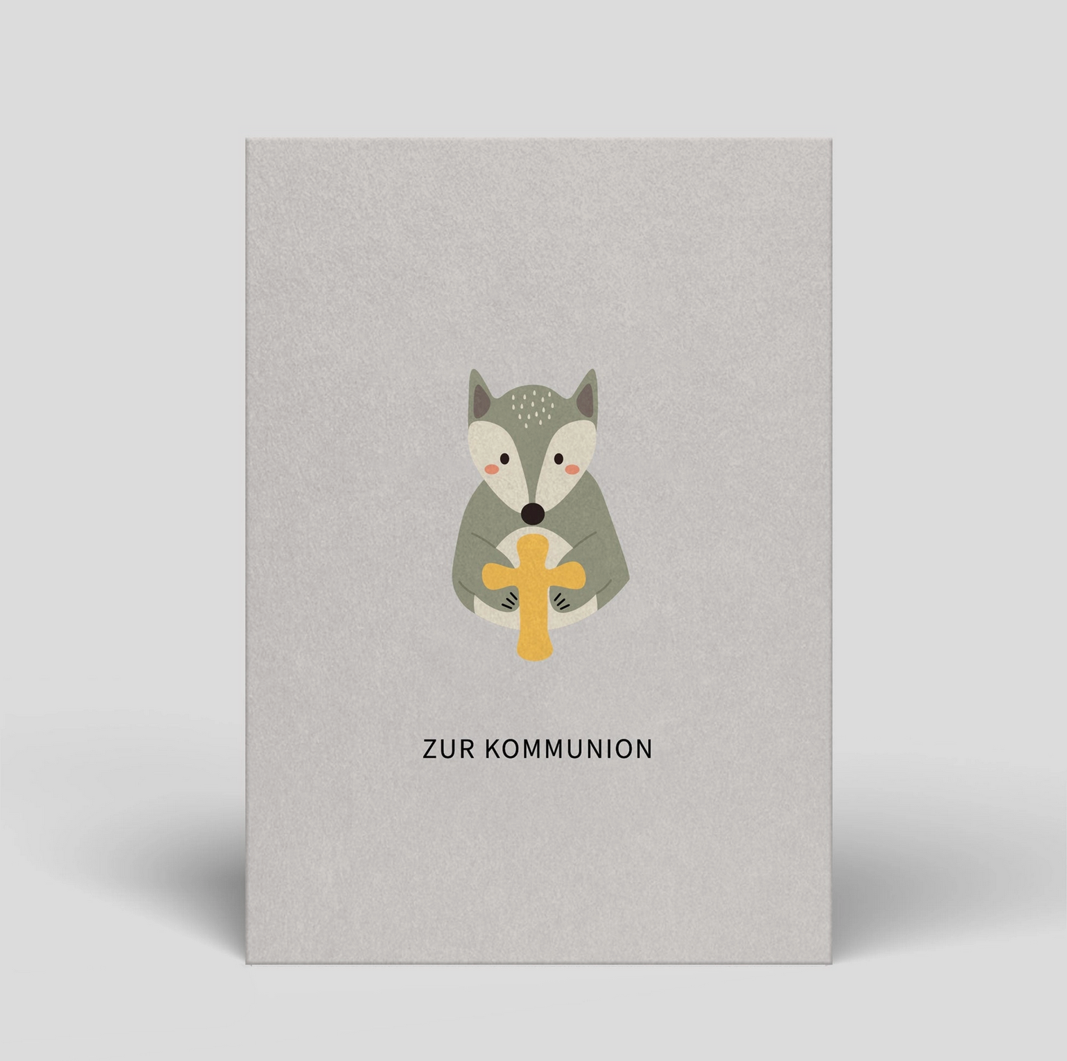 Kommunion Postkarte Naturbedacht