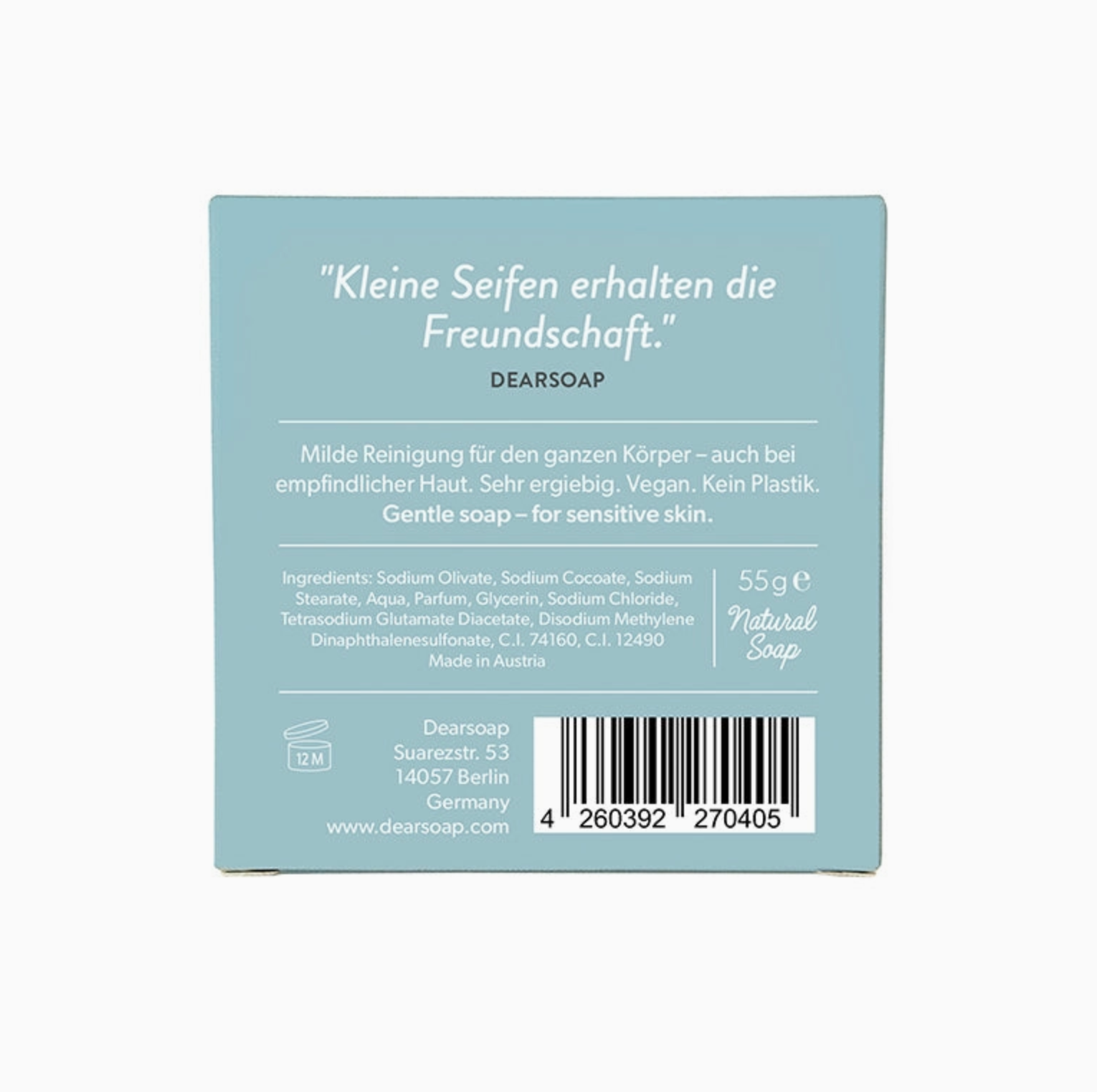 Geschenkseife Eine Hand wäscht die andere Dearsoap