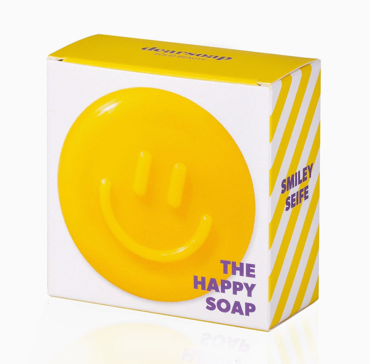 Geschenkseife THE HAPPY SOAP Smiley-Seife in gelb Dearsoap