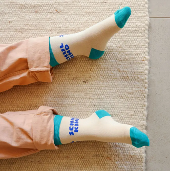 Schulkind Socken Blau Tinyday