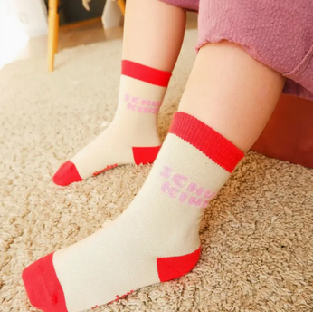 Schulkind Socken Rosa Tinyday