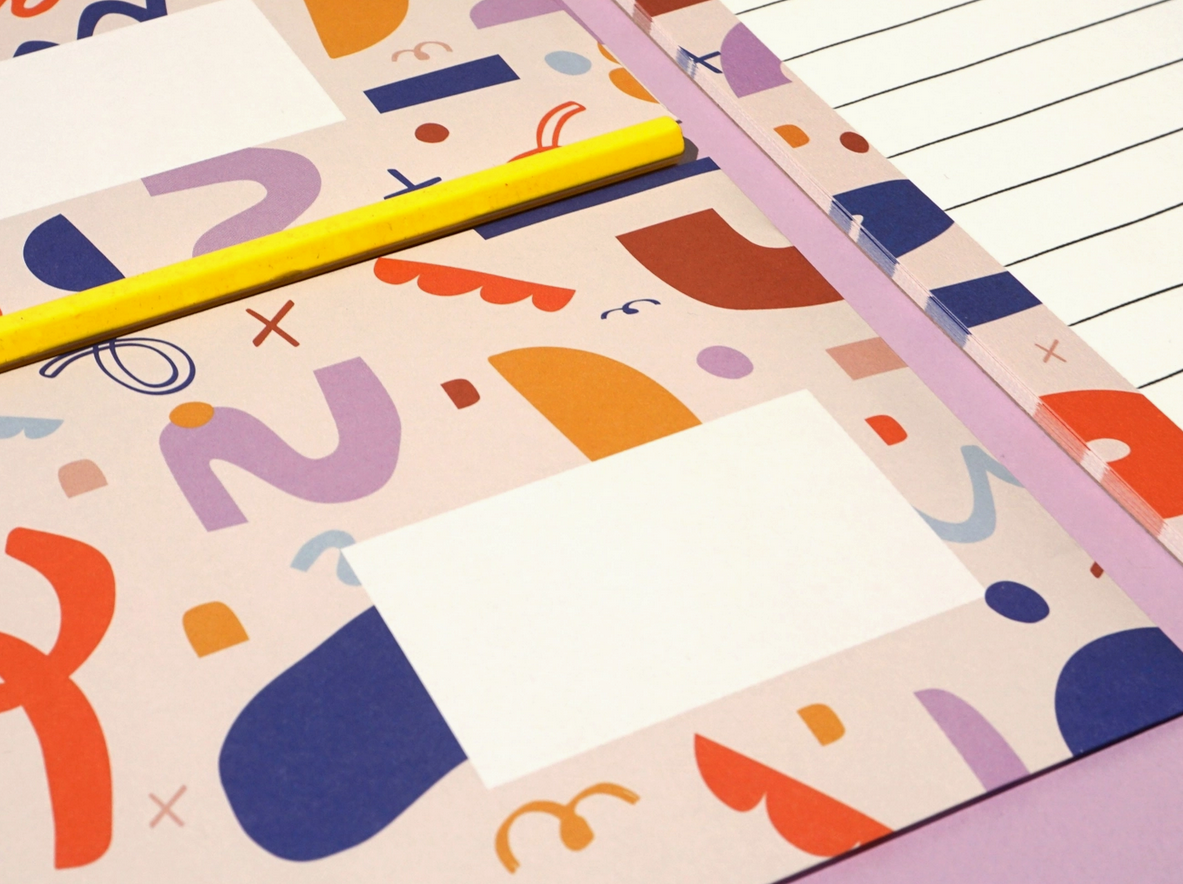 Briefpapier Set Kunterbun Modern Kids Art