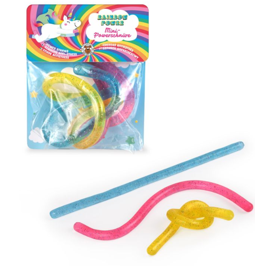 Trendhaus Rainbow Mini-Powerschnüre 3er-Set
