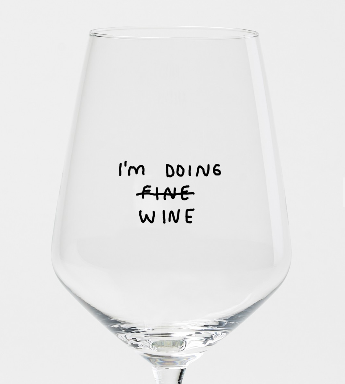 I'm doing Wine Weinglas by Johanna Schwarzer × selekkt