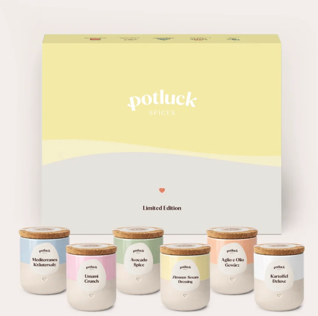 6er Geschenkset Gelb - Duo Color