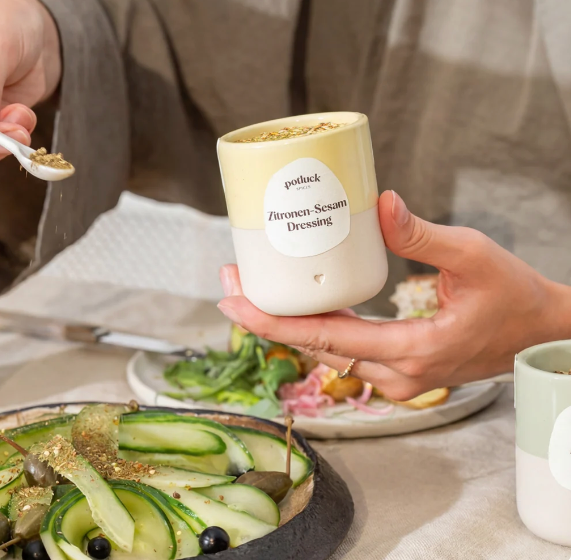 Zitronen- Sesam Dressing - Duo Edition Potluck