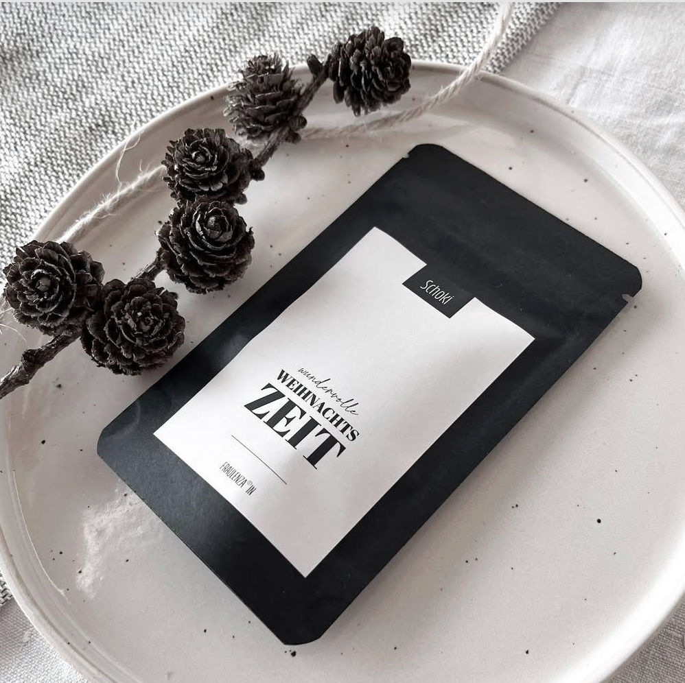 SCHOKODROPS MINI | Wundervolle Weihnachtszeit schwarz