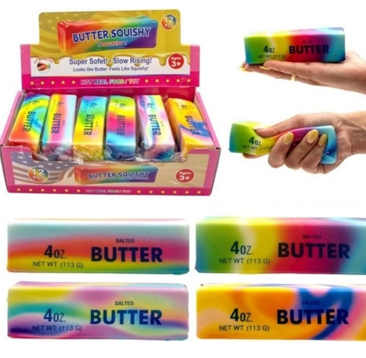 Triton-X Bunte Squishy Butter – Slow Rise 13,5 cm