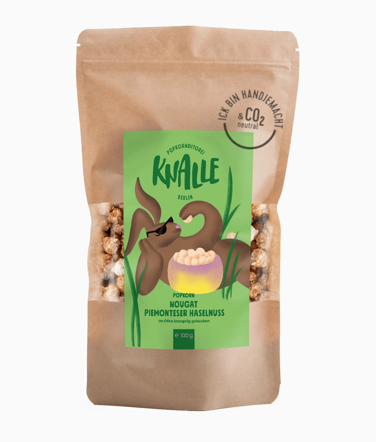 Erdnussbutter Salzkaramell Popcorn Osterdesign
