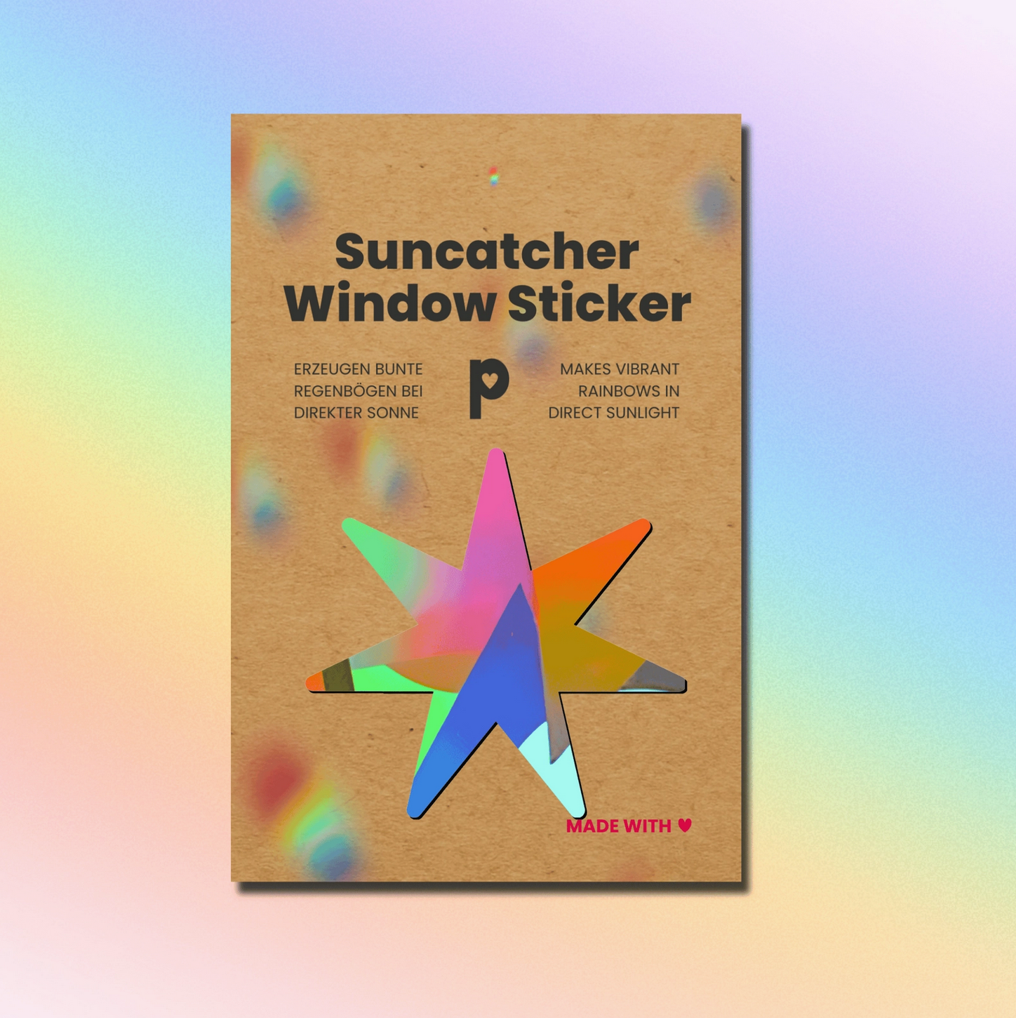 Sonnenfänger Fensteraufkleber Starlight, Sonnenfänger Aufkleber Plottkowski