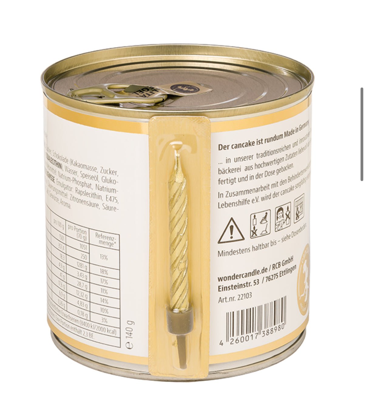 Cancake Happy Birthday Craft Paper Edition Brownie