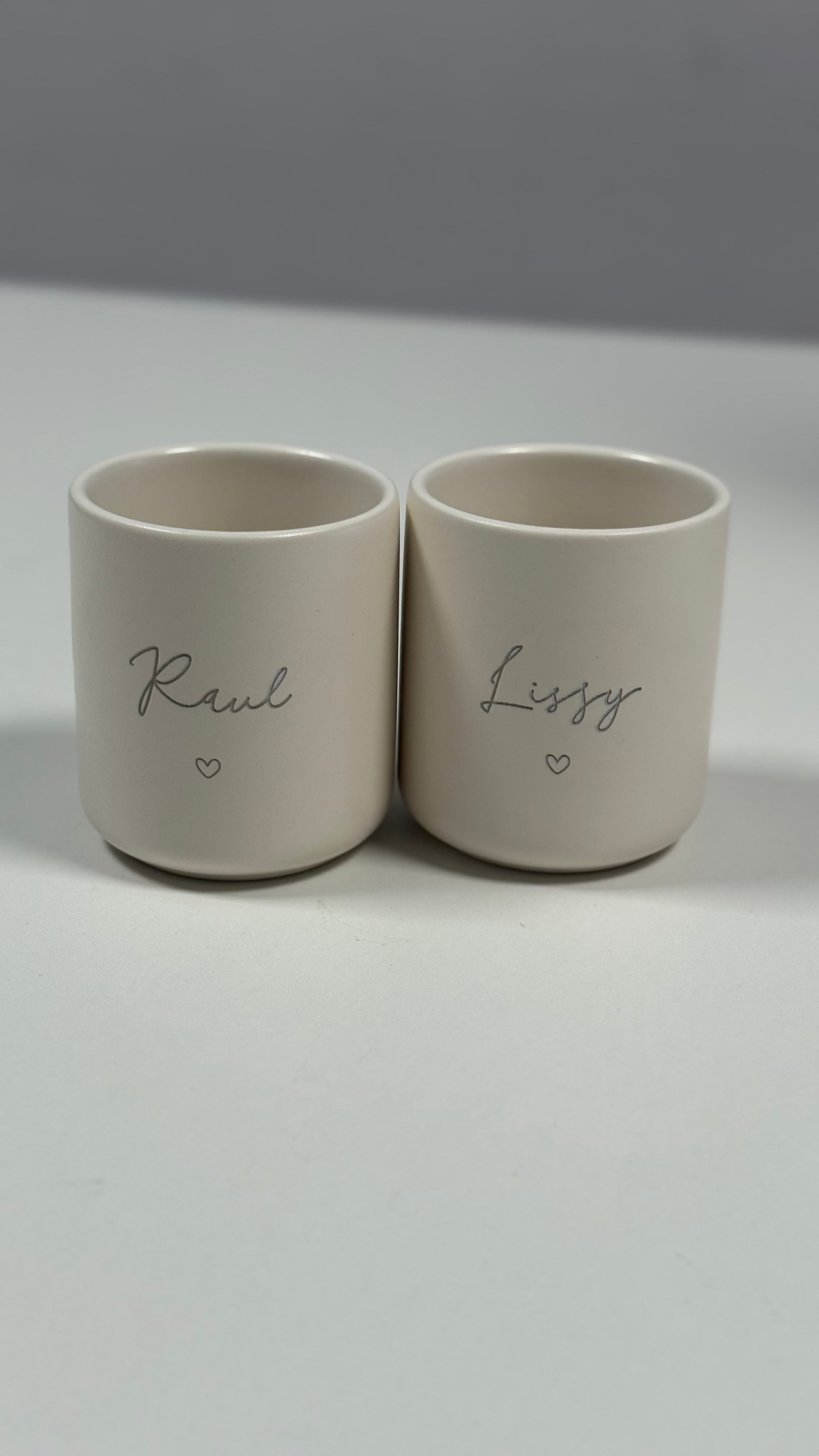 Name individuell Becher graviert Keramiktasse