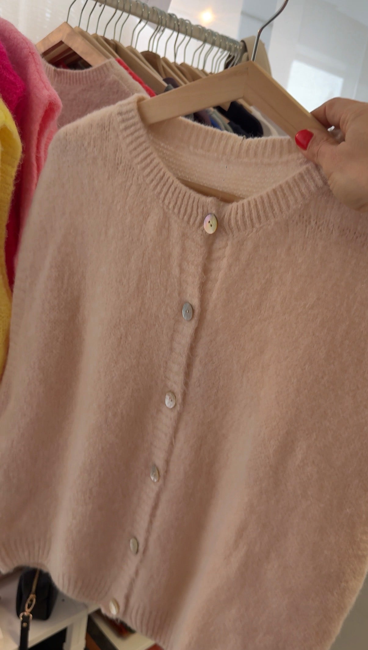 Ärmellose Weste Beige